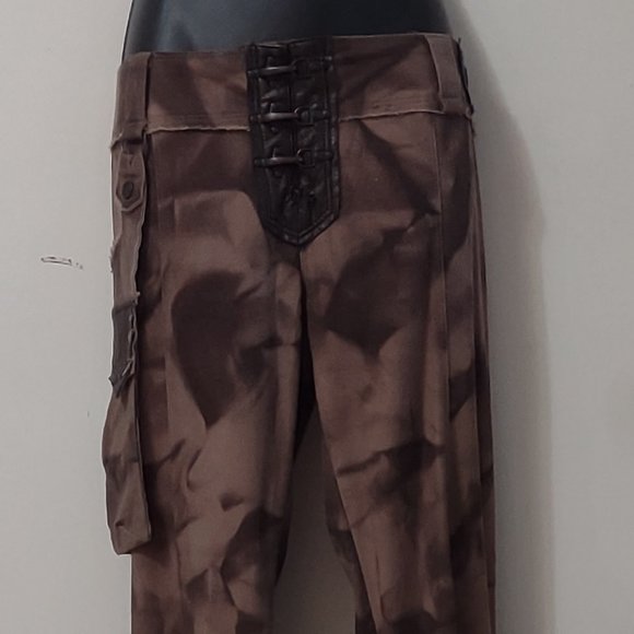 LIP SERVICE Desert Apocalypse Line Pants Brown Beige Size 28 ISO also for SALE - Picture 7 of 15